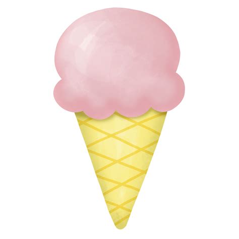 summer ice cream watercolor clipart 11998690 png