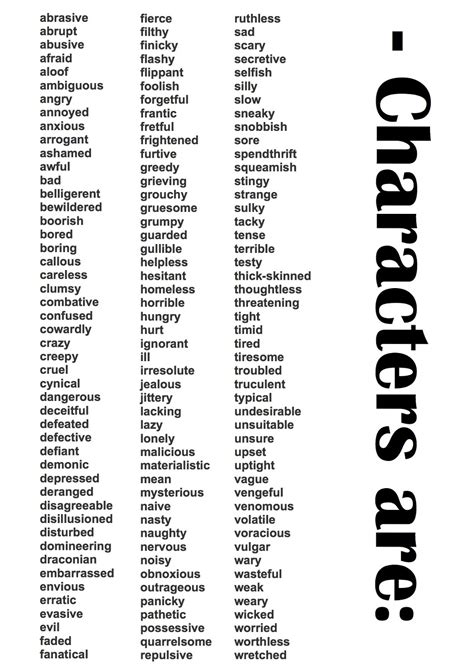 Positive Words To Use With Customers Words Used To Describe A Crazy Person