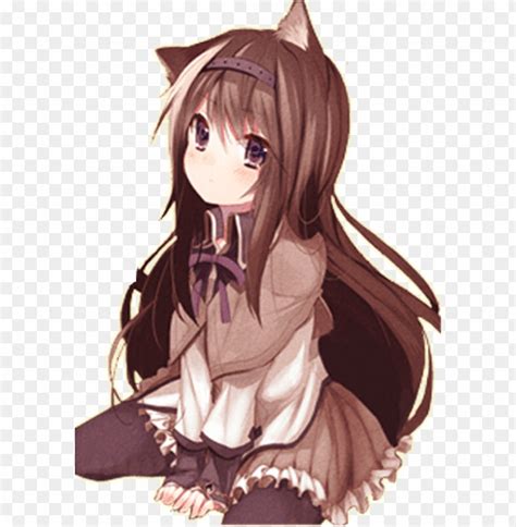 Neko Anime Girl In Cat Hoodie