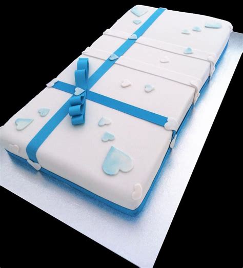 Blue Ribbon Wedding Cake Antonias Cakes Wedding Birthday