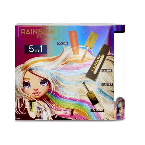 Rainbow High Hair Studio Create Rainbow Hair With Exclusive Doll