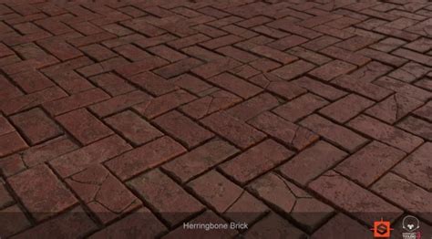 Free Herringbone Brick Texture Artisticpov