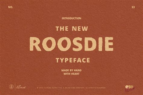 Roosdie Typeface Vintage Font Creative Market