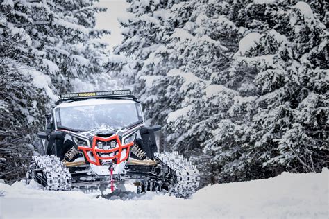 Using An Atv Or Utv For Plowing Snow And Winter Riding Can Am Off Road