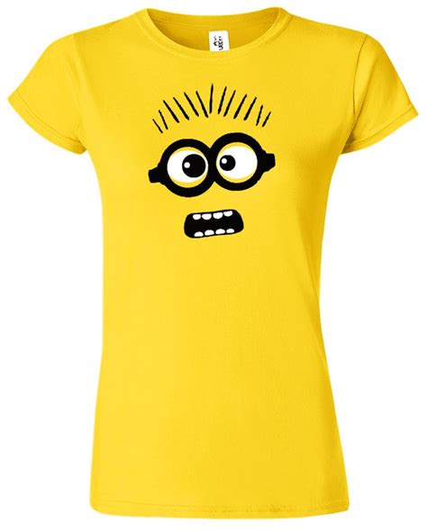 Minion Despicable Me Ladies T Shirt Funny Short Sleeves Womens Top Tee