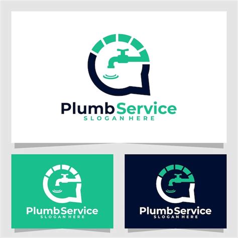 Premium Vector Plumbing Logo Vector Design Template