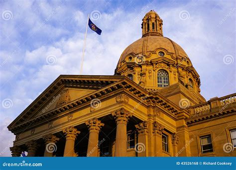 Government Legislature Building Edmonton Stock Photo Image Of