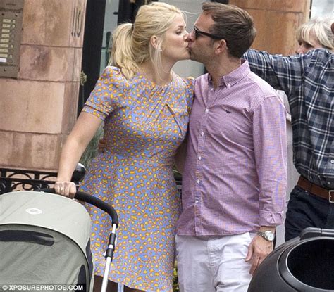 Holly Willoughby And Husband Dan Baldwin Share A Kiss In