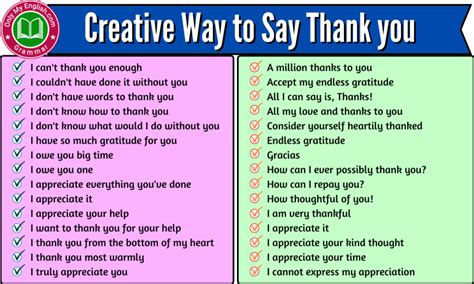 100 Creative Way To Say Thankyou
