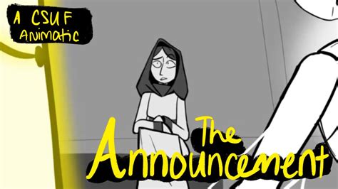 Films📽️ The Announcement Csuf Student Animatic Youtube