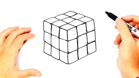 Cómo Dibujar Un Cubo De Rubik 】 Paso A Paso Muy Fácil 2024 Dibuja Fácil