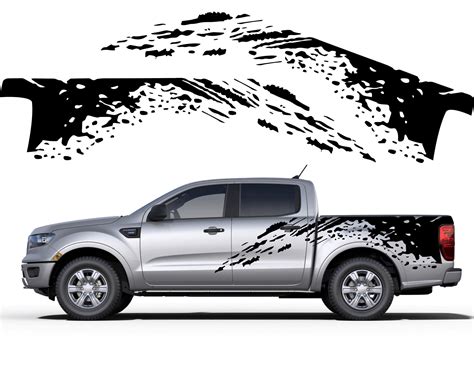 Ford Raptorranger Blank Mudslinger Side Decal Por Signos Bl Etsy