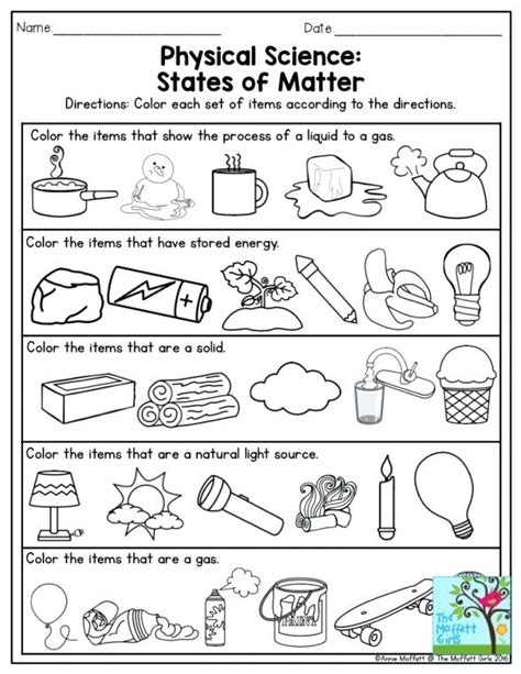 Classifying Matter Worksheet Science Worksheets Resources - Free ...