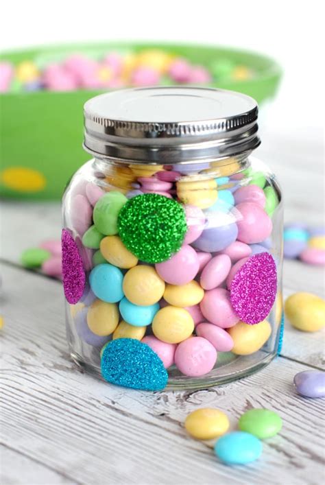 Cute Easter Craft Easy Easter Candy Jars Crazy Little Projects