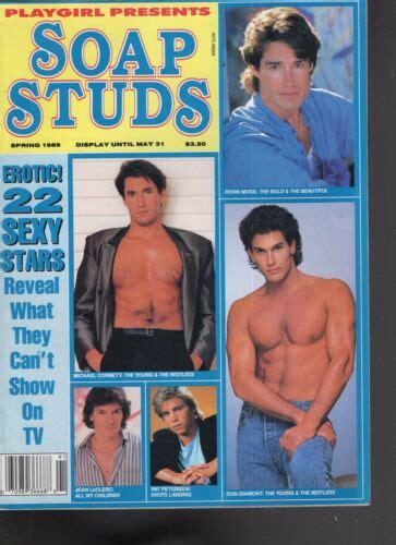 Playgirl Soap Studs Special New Steve Rally Cf Stars From All Soaps Shirtl Ebay