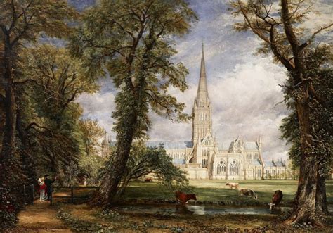 So Vi 50 John Constable Katedrála V Salisbury Z Biskupské Zahrady