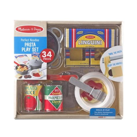 Melissa And Doug Serve It Up Pasta Play Set Toy 34 Play Food And