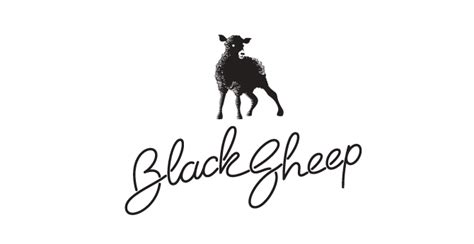 Black Sheep Logo Rye Jol Referência