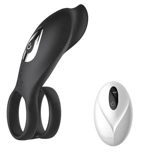 Wireless Penis Rings 10 Vibration Modes Remote Controlled Portable Cock Ring For Men Erection