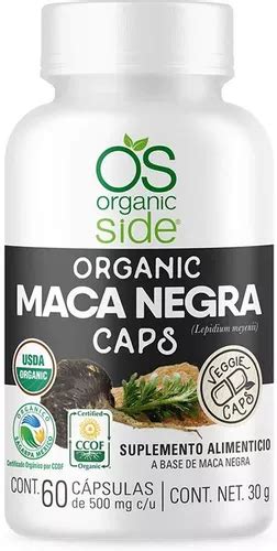 Maca Negra Orgánica 60 Cápsulas