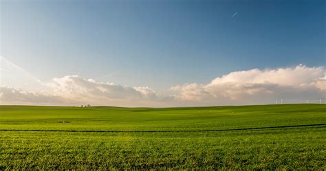 Free Photo Open Field Agriculture Clouds Countryside Free