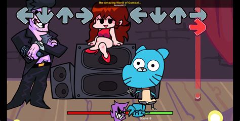 The Amazing World Of Gumball Over Fnf Friday Night Funkin Works In