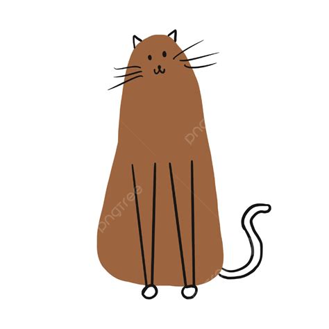 Unique Brown Cat Wall Art Paint Wall Art Cartoon Png Transparent