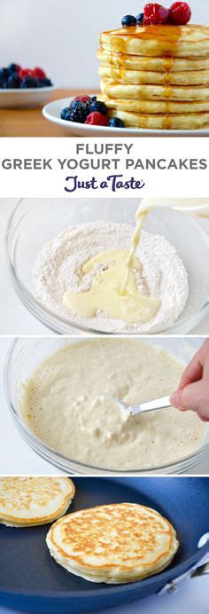 Fluffy Greek Yogurt Pancakes Healthy Recipe ⋆ Food Curation