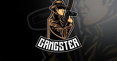 Gangster Mafia Esport Logo Graphic Templates Envato Elements