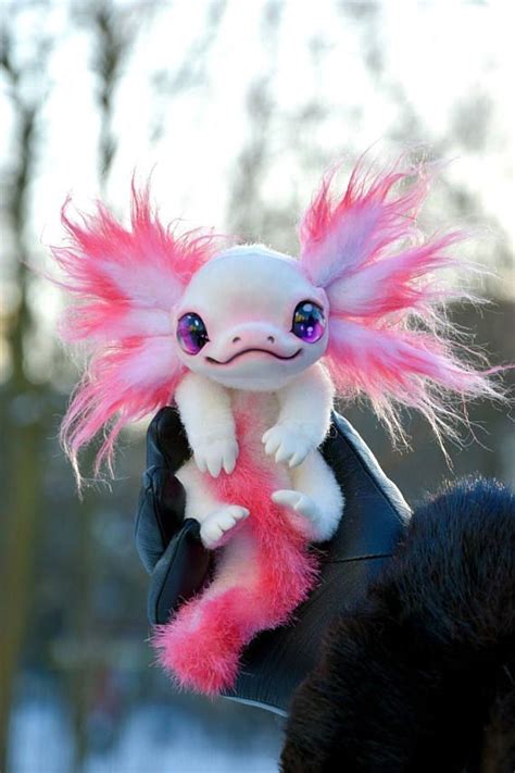 Axolotl Creatures In The Garden Of My Imagination Cute Fantasy