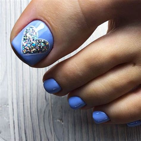 Over 50 Incredible Toe Nail Designs For Your Perfect Feet Nails Blue