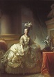 Marie Antoinette in court dress, c1788. Painted by Louise Élisabeth ...