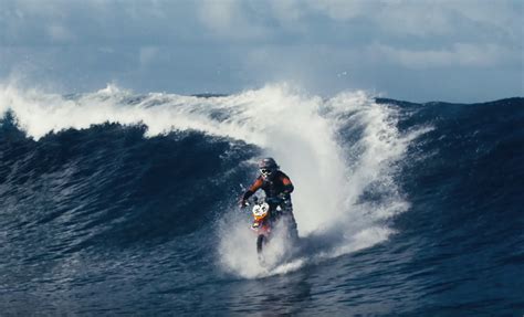 Watch Robbie Maddison Ride Waves On A Dirt Bike Cool