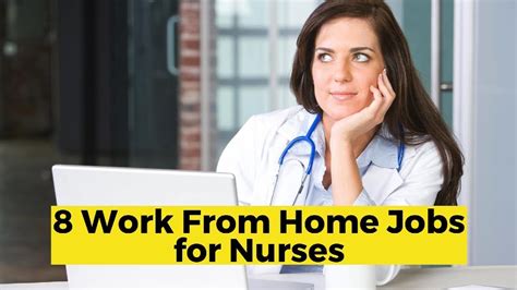 8 Work From Home Nursing Jobs Youtube
