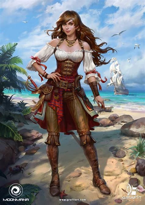 Pirate Art Pirate Women Female Pirate