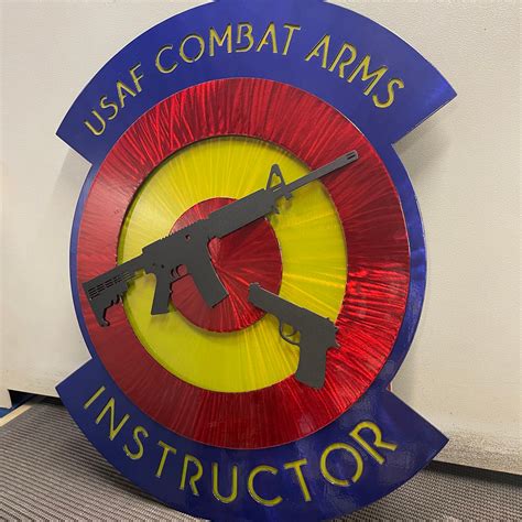 Usaf Combat Arms Instructor Sign