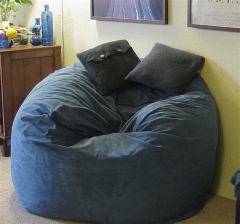 Luxuriously oversized bean bag chair with plush allover faux fur shag. bean bag chairs ikea