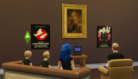 My Sims 4 Blog Ghostbusters T Shirts And Paintings And More By Ironleo78
