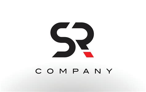 SR Logo Letter Design Vector Vector Art At Vecteezy