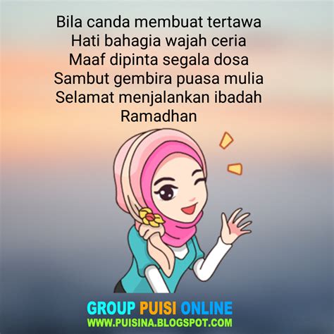 Gambar Pantun Puasa Ramadhan Terbaru Puisina