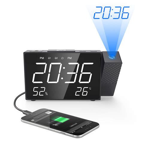 It is loaded with other functions, such as projection direction with automatic focus and intensity settings. projection alarm clock digital fm radio dual alarm volume ...