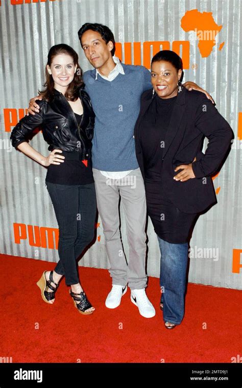 Exclusive Alison Brie Danny Pudi And Yvette Nicole Brown At Puma