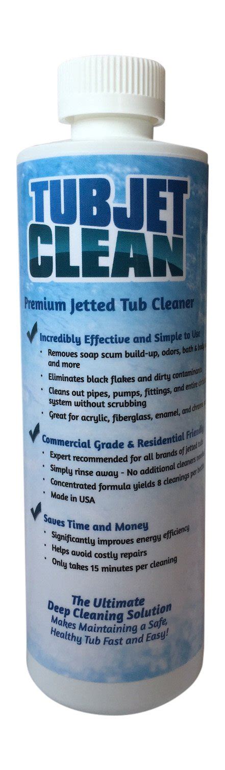 Jetted tub cleaner and immediately went to work filling the tub with the hottest water and added 4 oz. Jetted Tub Cleaner - Easy, Safe, Concentrated Self ...