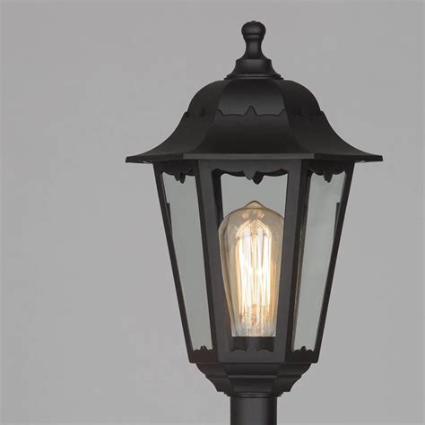 Light the way to your home with our selection of durable post lights, available in a variety of styles. Neri Outdoor Polycarbonate Lamp Post Lantern - Black from ...