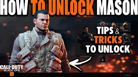 How To Unlock Mason In Black Ops 4 Blackout How To Unlock Characters