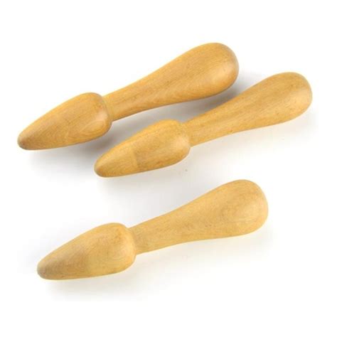 wooden chinese acupuncture needle massage stick roll body stress relief foot acupoint therapy