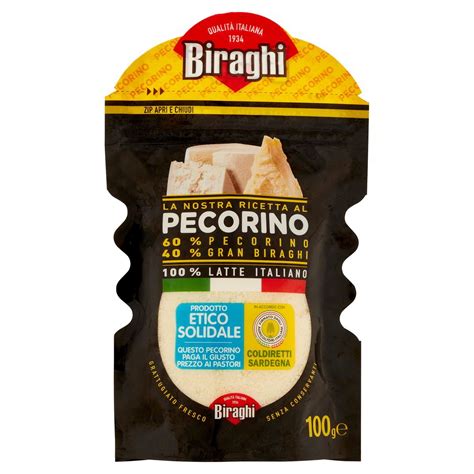 Grattugiato Al Pecorino Ricetta Tipica Biraghi Gr100 Tigros