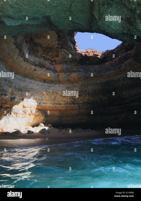 Benagil Cave Algarve Portugal Stock Photo Alamy