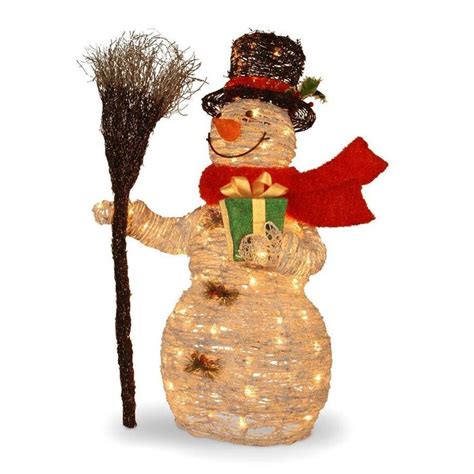 National Tree Company 354 In Snowman Light Display With Clear