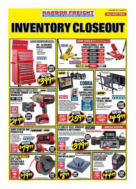 Harbor Freight Tools Ad December 2017 Harbor Freight Tools Harbor